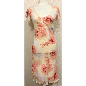 Studio Y Vintage Y2K 90s Cream Floral Fairy Dress